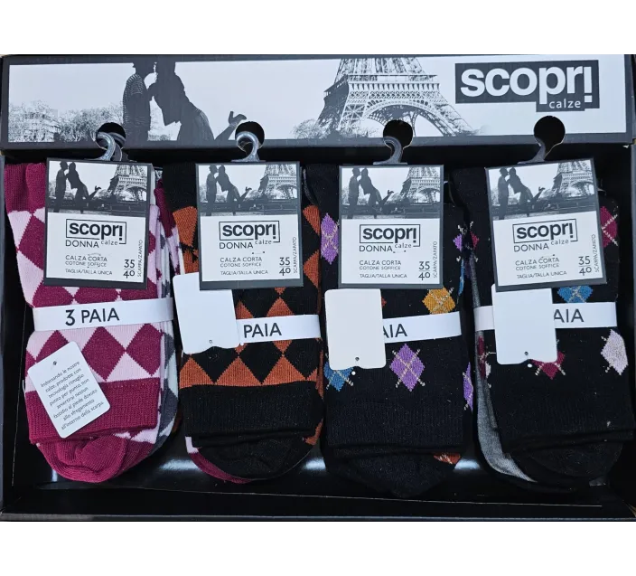 Calcetin Sra Fantasia Algodon Calido Calcetin Sra Fantasia Algodon Calido